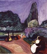 Edvard Munch Summer Night oil painting reproduction